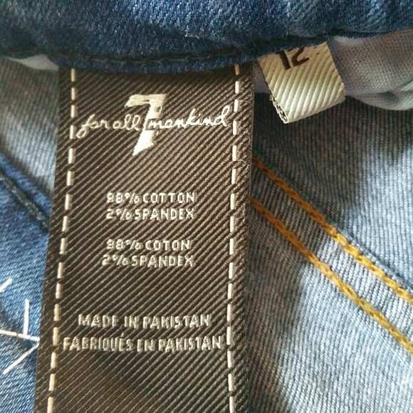 7 For All Mankind The Skinny Sz 12 - Picture 2 of 8